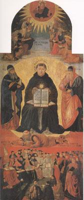 Benozzo Gozzoli The Triumph of st Thomas Aquinas (mk05) Sweden oil painting art